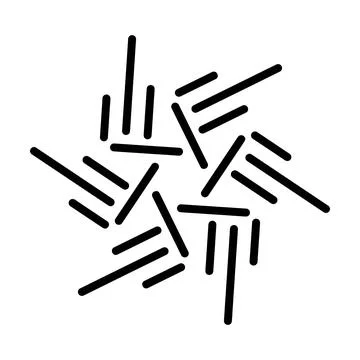 Abstract shape vector art design element modern and contemporary illustration Stock Illustration