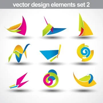 Abstract shape vector Stock Illustration