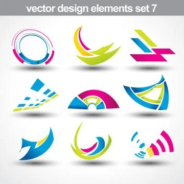 Abstract shape vector Stock Illustration