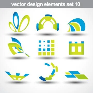 Abstract shape vector Stock Illustration
