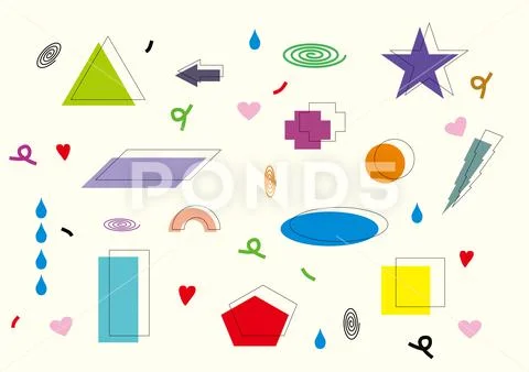 Abstract shape vector Иллюстрация