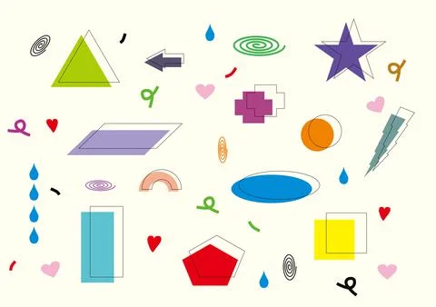 Abstract shape vector Stock Illustration