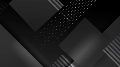 Abstract shapes and geometric patterns in a moody dark setting seamless 4k video Stock Footage 295906463