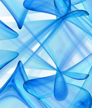 Abstract shapes background in blue Stock Illustration