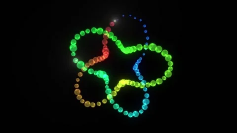 Abstract Shapes Background Stock Footage 143982253