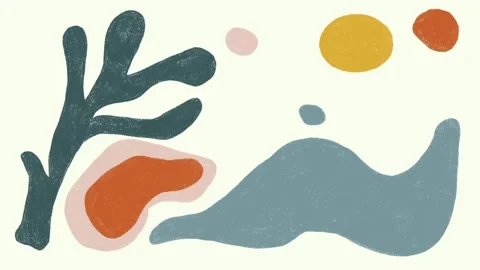 Abstract Shapes Background Stock Footage 296366050