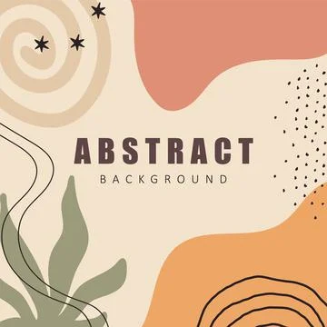 Abstract shapes background. Hand drawn various geometric objects and doodle 库存插图
