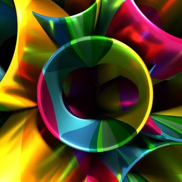 Abstract shapes background Stock Illustration