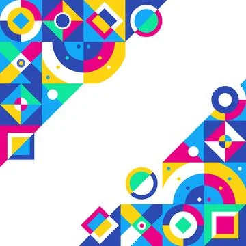 Abstract-shapes-background 库存插图