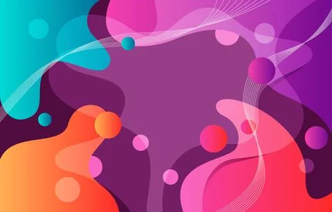 Abstract-shapes-background Stock Illustration