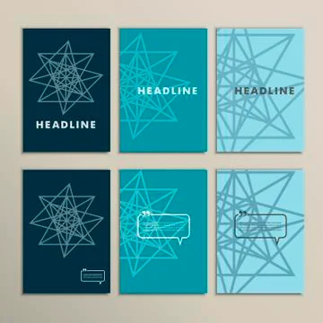 Abstract shapes on a bright vector background Stock Illustration