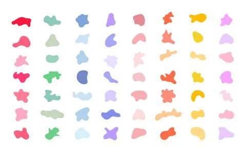Abstract Shapes Collection Stock Illustration