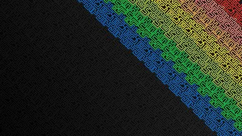 Abstract Shapes Colored Pattern Background Stock Illustration