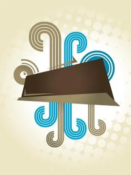 Abstract shapes design Stock Illustration