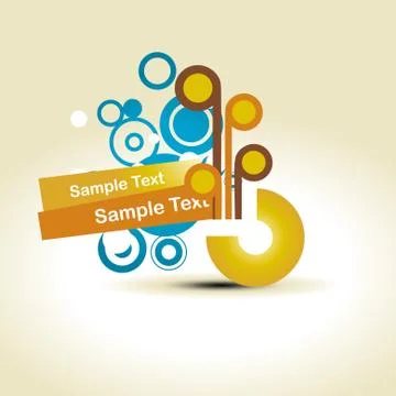 Abstract shapes design Stock Illustration