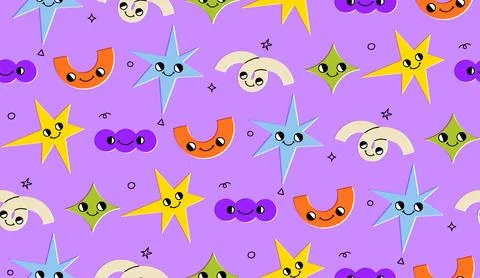 Abstract shapes, doodles, elements background Stock Illustration