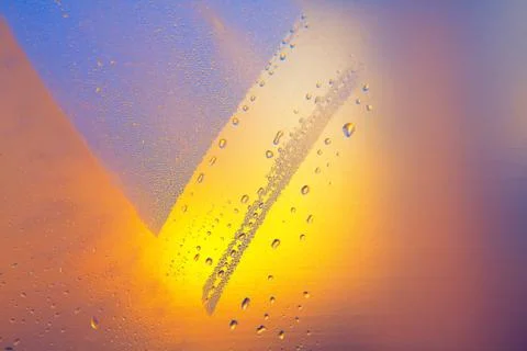 Abstract shapes of the drops Stock Photos