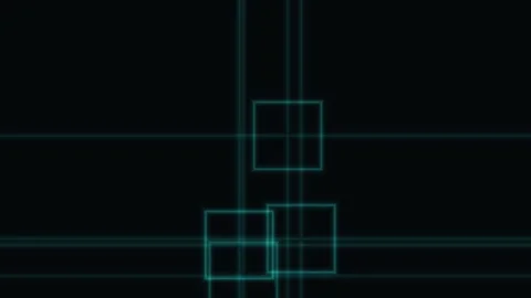Abstract shapes form a pattern with bright lines and dark Stockbeeldmateriaal 340745310