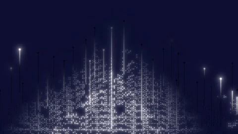Abstract shapes forming circuit board design Technology Stock Footage 315422210