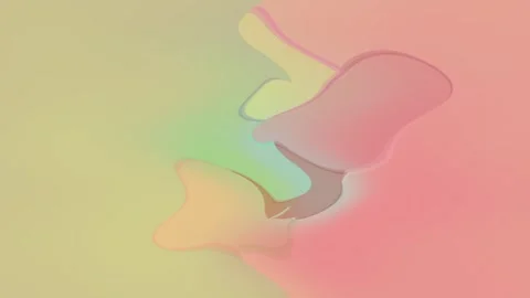 Abstract Shapes with Gradient Stock Footage 289118173