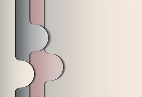 Abstract shapes on gray background. Stock Illustration