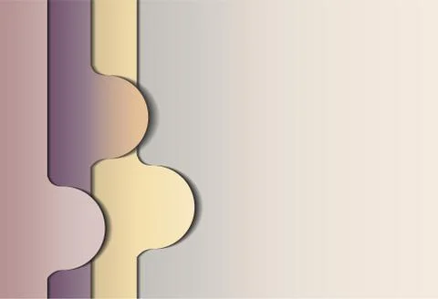 Abstract shapes on gray background. Stock Illustration