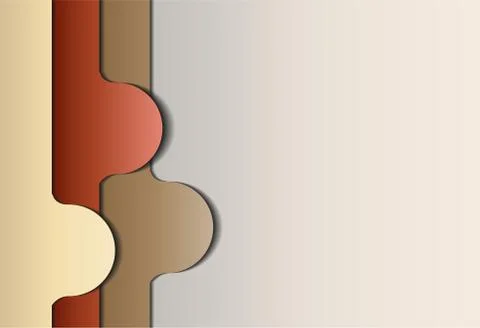 Abstract shapes on gray background. Stock Illustration