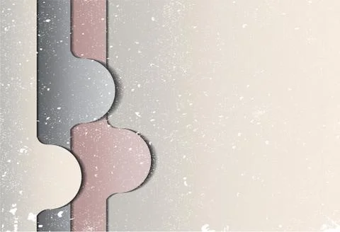 Abstract shapes on gray background. Stock Illustration