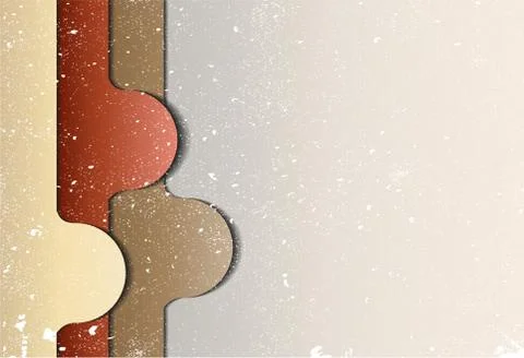 Abstract shapes on gray background. Stock Illustration