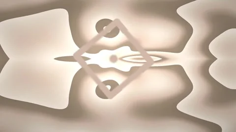 Abstract Shapes Lighting and Shadowing in Modern Minimal Setting Видео 330120941