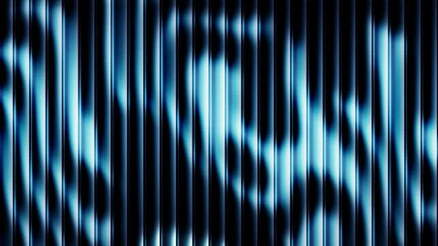 Abstract Shapes Liquid Moving Behind Ribbed Glass Texture Vidéo 332007201