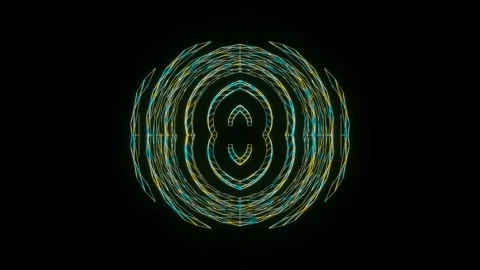 Abstract Shapes Loop Animation Background 4K Stock Footage 211347366