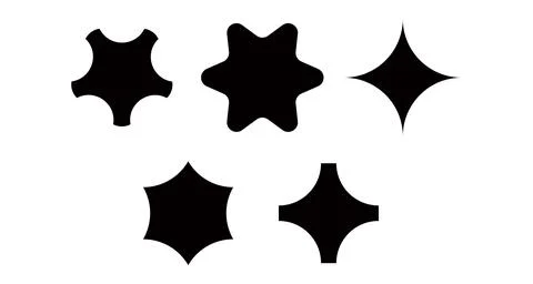 Abstract shapes modern elements, geometric shapes Stock Illustration