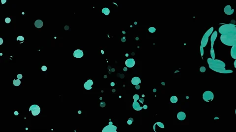 Abstract shapes in motion Stock Footage 134455832