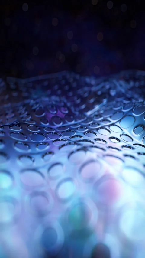 Abstract shapes move and flow smoothly across the screen creating a colorful Stock Footage 343878394