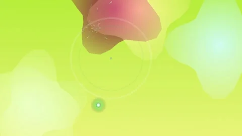 Abstract Shapes Moving Across Bright Background. Stock Footage 329470236