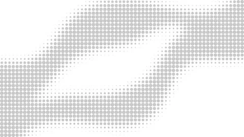 Abstract shapes overlay effect in halftone style Ilustración de archivo