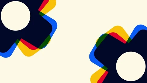 Abstract Shapes Pattern Stock Footage 346803448