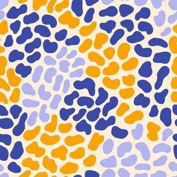 Abstract shapes pattern. Seamless background with creative repeating print for イラスト素材