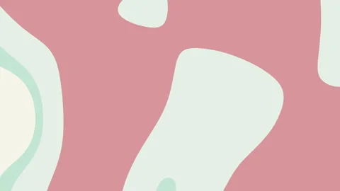 Abstract shapes in pink mint and beige colors. Stock-Footage 333834651