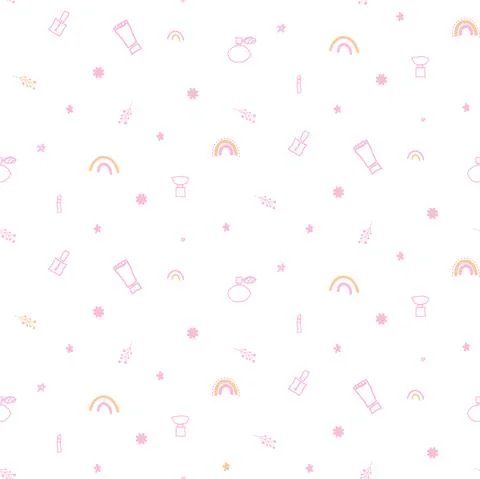 Abstract shapes seamless pattern. Background for paper wrap, textile, package Illustrazione stock