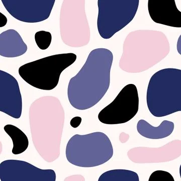 Abstract Shapes Seamless Pattern Stock Illustration