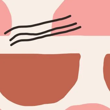 Abstract Shapes Seamless Pattern Stock Illustration