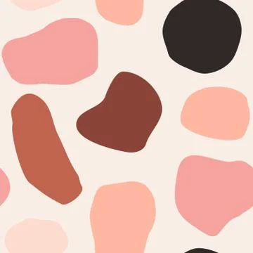 Abstract Shapes Seamless Pattern Stock Illustration