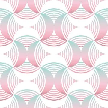 Abstract shapes seamless pattern Illustrazione stock