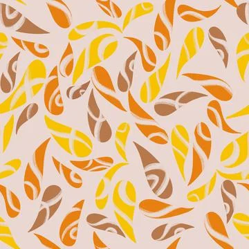 Abstract shapes seamless vector pattern design Stock Illustration