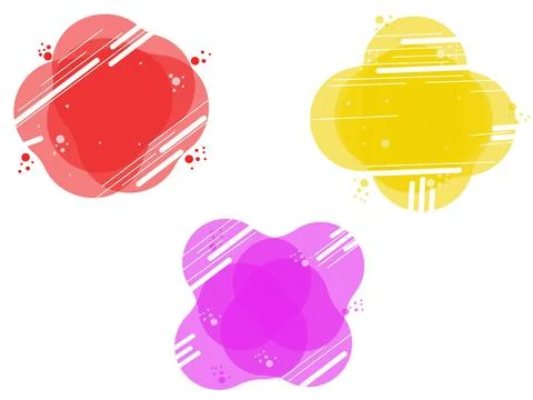 Abstract Shapes, shape element design, Stock Illustration