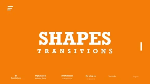 Abstract Shapes Transitions Catálogo de After Effects