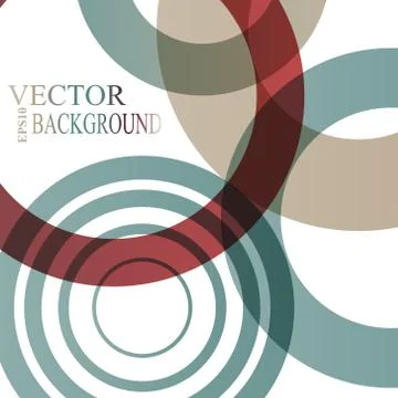 Abstract shapes vector background colorful bubbles Illustrazione stock