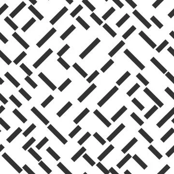 Abstract shapes vector seamless pattern on white Stock Illustration